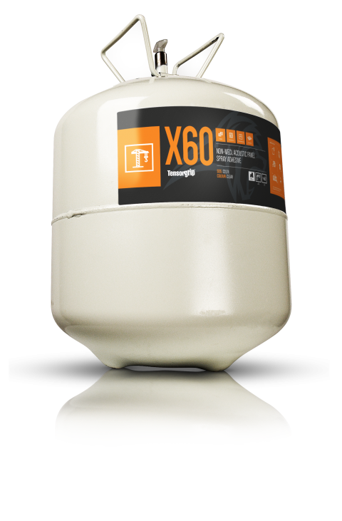 Tensorgrip - X60 - Non-Mecl Acoustic Panel Spray Adhesive